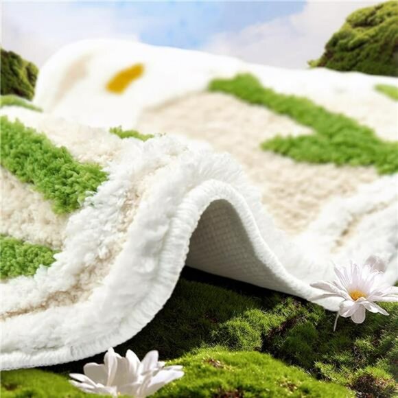Floral Bathroom Rug Non Slip Beige Bath Mat Soft Absorbent Washable Shower Carpe - Picture 4 of 8